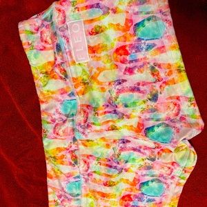 FLEO glow leopard M euc shorts